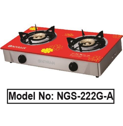 tempered Glass panel gas stove ngs-222g-a